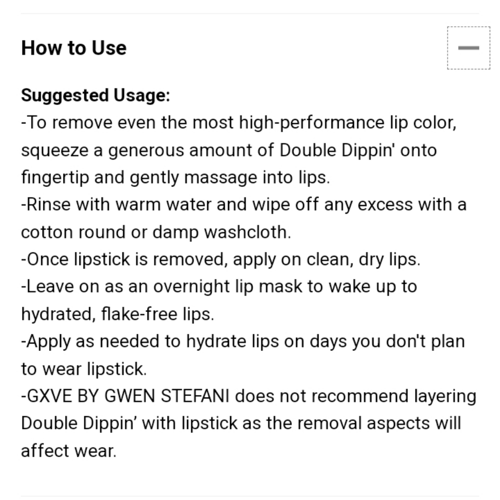BRAND NEW IN BOX GXVE BEAUTY DOUBLE DIPPIN 2 IN 1 LIP COLOR REMOVER & LI… - Picture 8 of 10